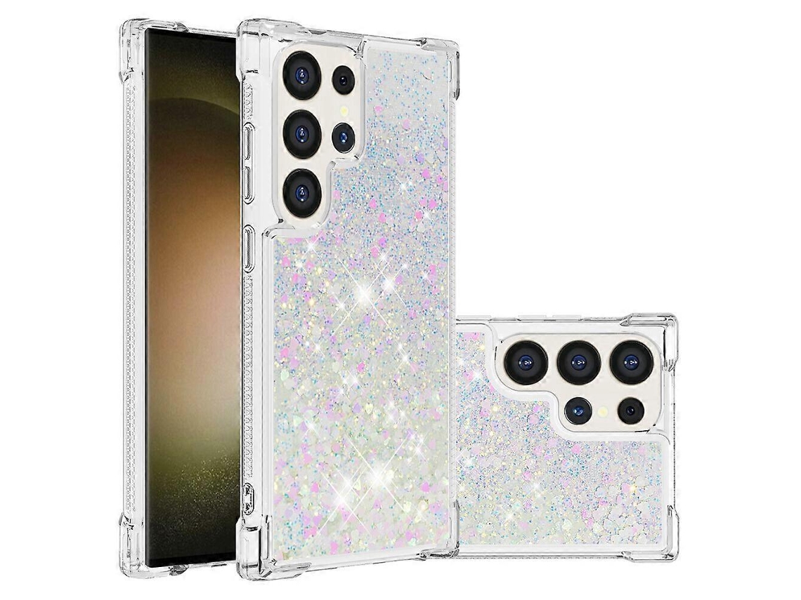 Capa Para Samsung Galaxy S24 Ultra 5g Com Proteção Contra Choque, Glitter Brilhante E Líquido Fluido, Compatível Com Samsung Galaxy S24 Ultra 5g