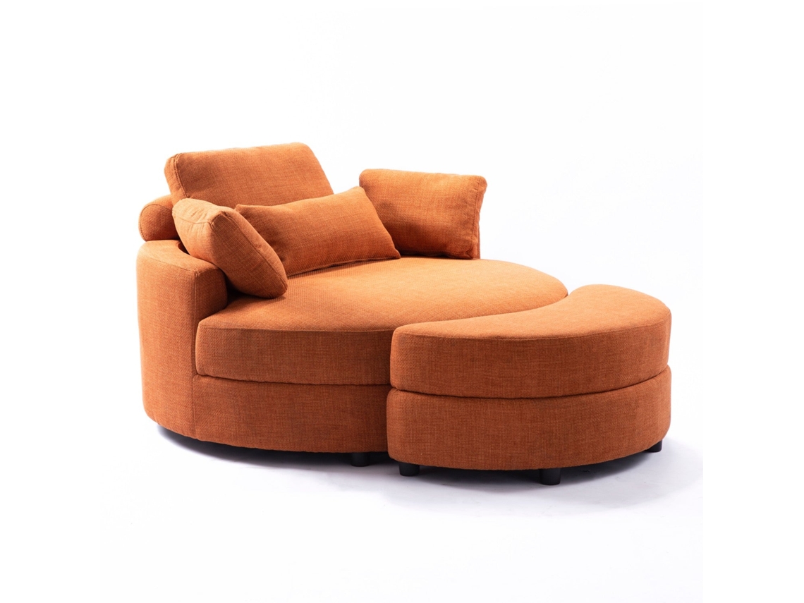 Cadeirão YHL Q Myd 2306 Darkbrown Estilo Moderno Castanho Escur