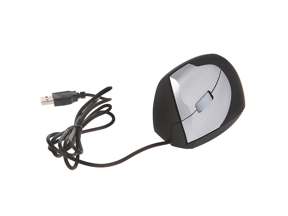 Mouse Óptico Ergonômico Vertical com Fio para Mão Esquerda e Sem Fio para Jogos ALLINLESS
