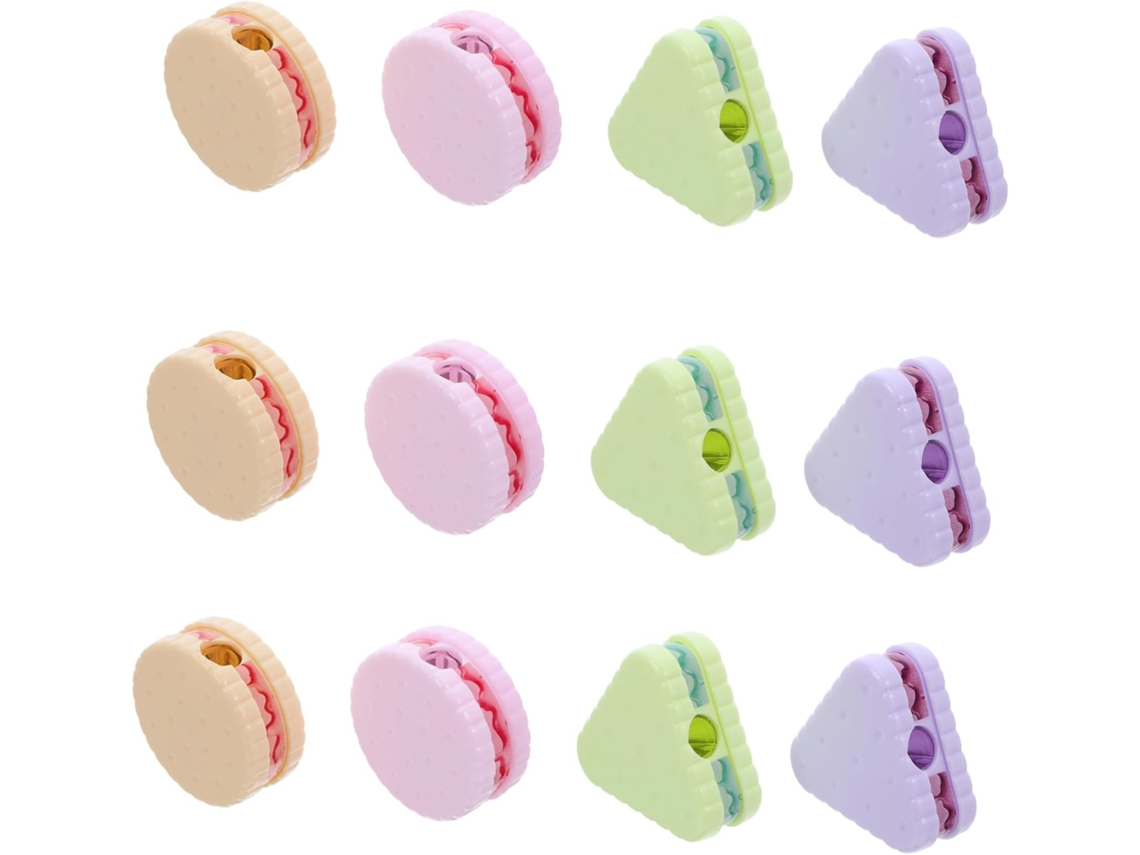 Conjunto de 36 Mini Biscoitos Kawaii para Crianças em Idade Escolar Portátil, 36 M, para Material Escolar CHABERLU