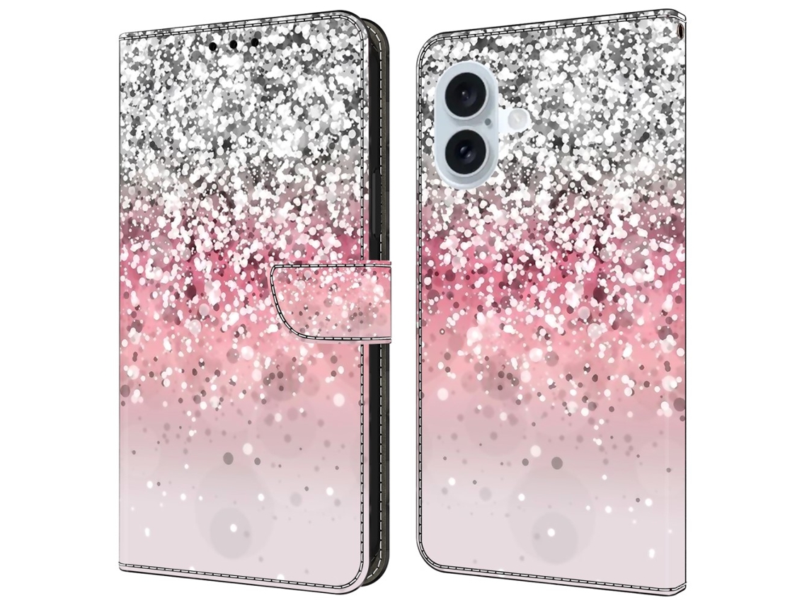 Capa Em Couro Pu Magnético Para Apple Iphone 16 - Gradiente