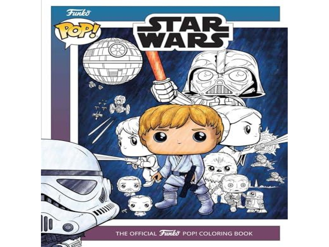 Livro Star Wars The Official Funko POP! Coloring Book de Insight Editions (Inglês)
