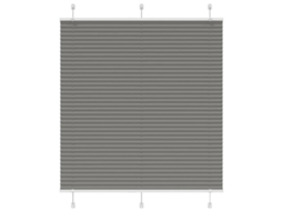 Vidaxl Antracite Plissada Cega 115x150 Cm Largura Tecido 114,4 Cm