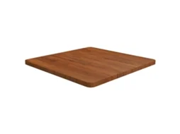 Tampo Mesa Quadrado 60x60x2,5 Carvalho Tratado Castanho Escuro Lovely Home