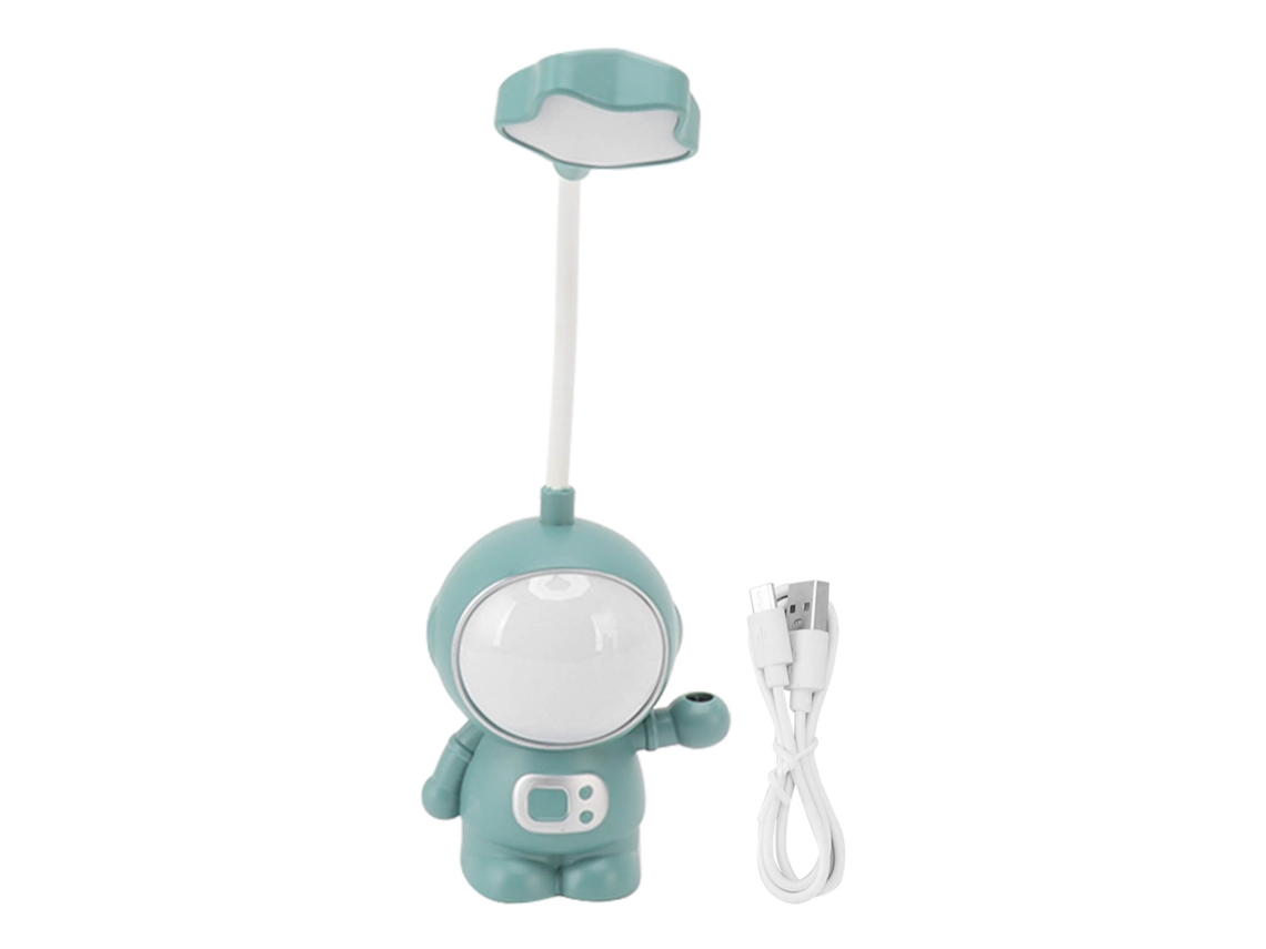 2026 lâmpada de Mesa Led para Quarto com Carregamento Usb Protetora Dos Olhos Forma Única Portátil Luz Suave Quente para Estudo Leitura Verde
