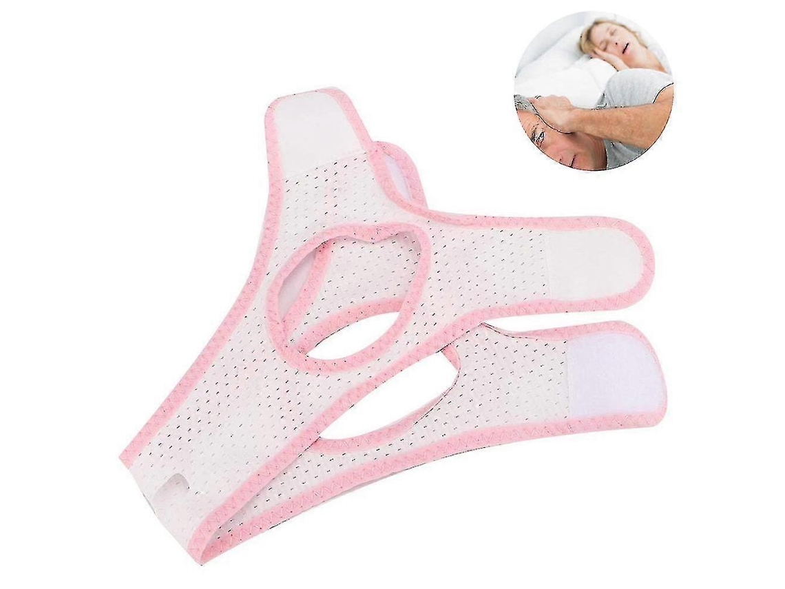 Fita Anti Ronco Ajustável Cpap Mantém Boca Fechada Ao Dormir