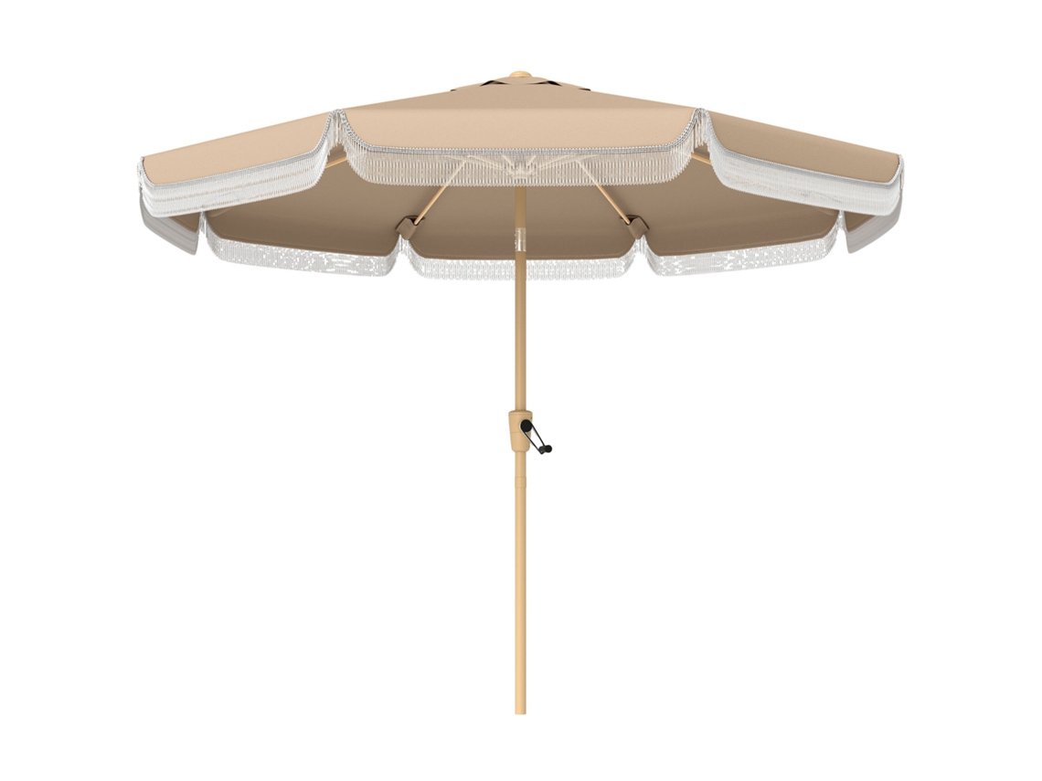Chapéu de Sol DECORALAR TECH Ø2,7 m, inclinação ajustável, azul celeste