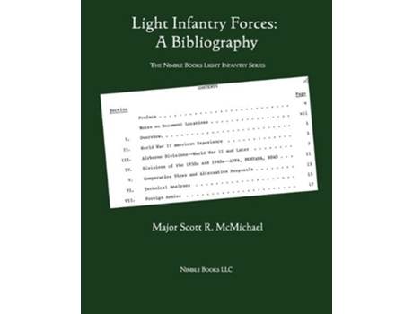 Livro Light Infantry Forces A Bibliography de Scott R McMichael (Inglês)