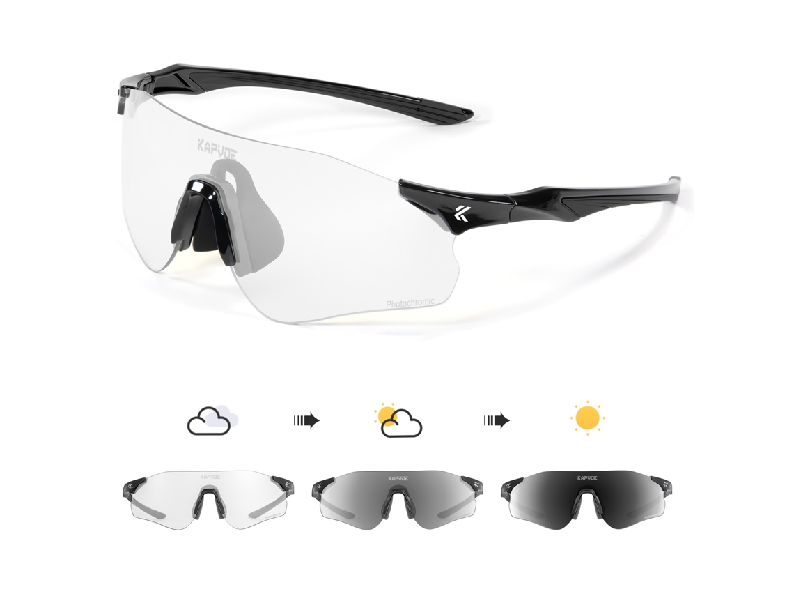 Óculos Fotocromáticos Para Corrida, Óculos De Ciclismo E Óculos De Sol Para Esportes Ao Ar Livre Para Homens.