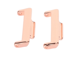 Conector Pulseira Relógio Metal Para Fit 2 20mm Ouro Rosa 2 Peças
