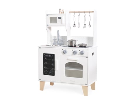 Cozinha Com Quadro Negro Branco Viga