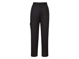 Calças De Combate Femininas Conforto E Estilo Para O Seu Dia A Dia / Preto / L Portwest