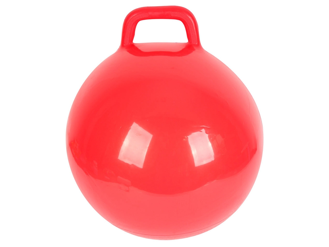 Bola Saltitante Inflável De Cor Pura Com Alça Para Crianças E Adultos Brinquedo De Exercício