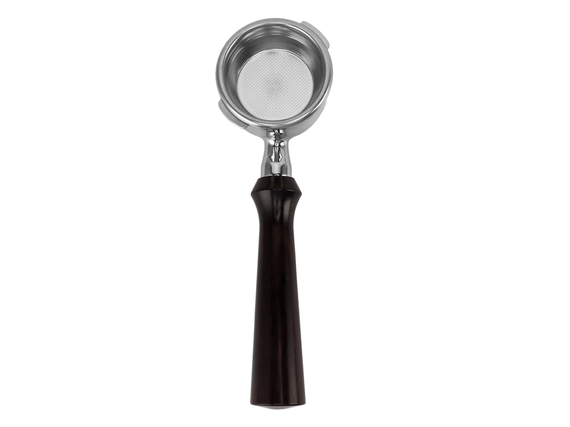Porta-filtro sem fundo de 58 mm em aço inoxidável Duas Orelhas para máquina de café Gaggia Primerox