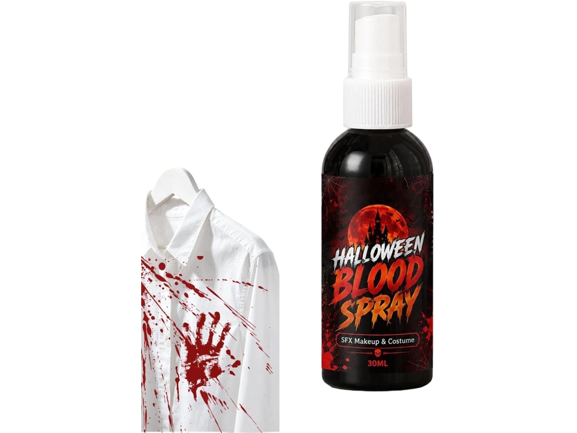 Cenas Com Spray De Sangue Falso De Vampiro Puro