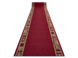 Passadeira Base Antideslizante Jena Bordô 80Cm