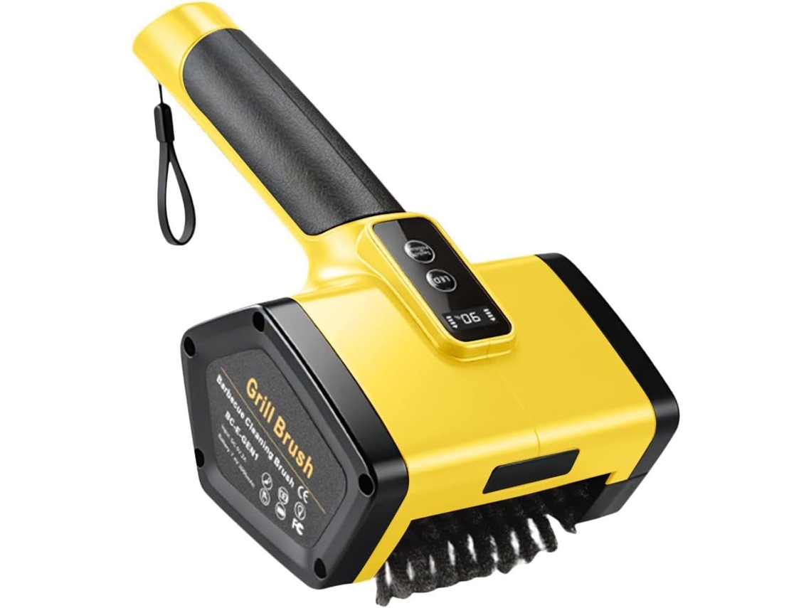 Escova Elétrica Para Grelha De 3000mah Com 2 - Modelo Compacto