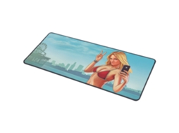 Mousepad Grand Theft Auto 90x40 Cm Jogos Brilvibera