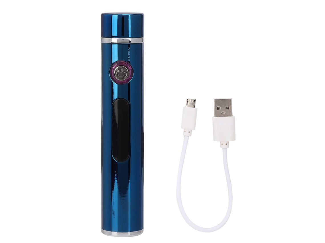 Isqueiro Sem Chama LAXISCREED Usb Arc Led Azul