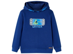 Sweatshirt Para Criança Com Capuz Azul-escuro 104