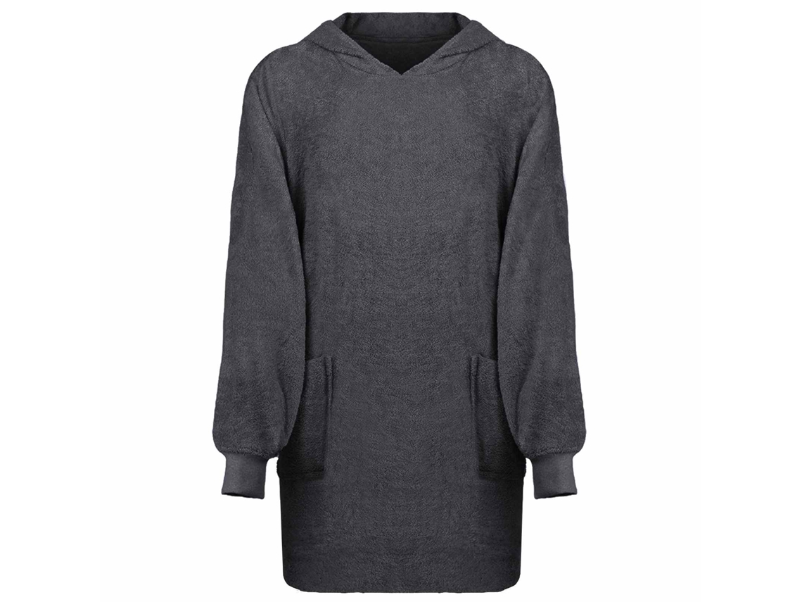 Vidaxl Sweatshirt Manta Kinn Antracite L Algodão