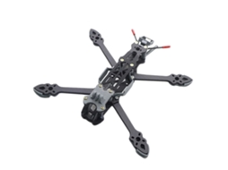 Kit Estrutura em Fibra Carbono Hskrc Mak4 7 Polegadas com Braços 5 Mm Espessura Drones Corrida Fpv Longo Alcance (faça Você Mesmo). MDUG (295 Mm)