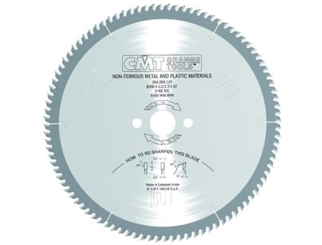 Lâmina circular - CMT - 450x3,8-3,2x32 - 108 dentes TCG