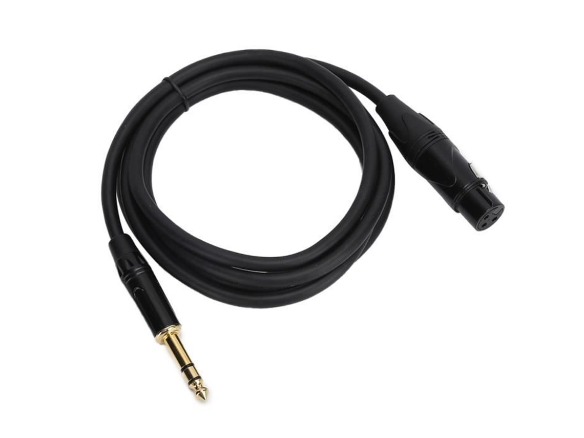 HURRISE Xlr Fêmea para Cabo Jack de 6 35 Mm Qualidade de Som de Alta Fidelidade