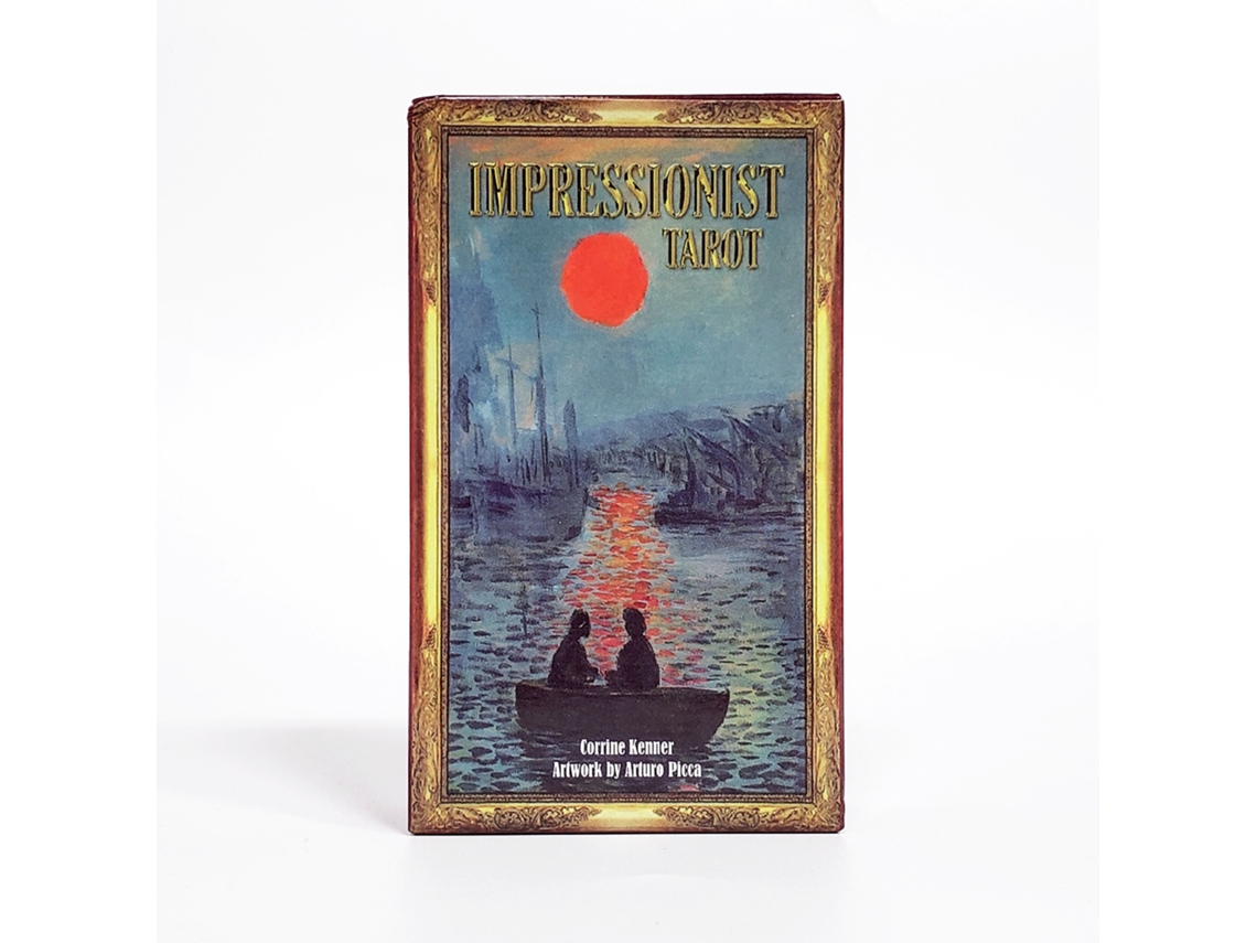 Novo Jogo de Tarô Impressionista Desenhos Populares de Cartas de Tarô Impressionistas MDUG