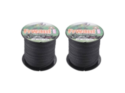 2x Linha de Pesca Trançada AQUAFORGE, 4 fios, 100m, resistente, para carpas, nylon 100lb