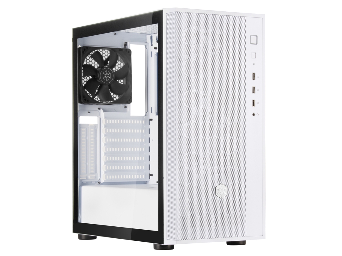 Caixa PC SILVERSTONE Silverstone Fara R1 Midi Tower White