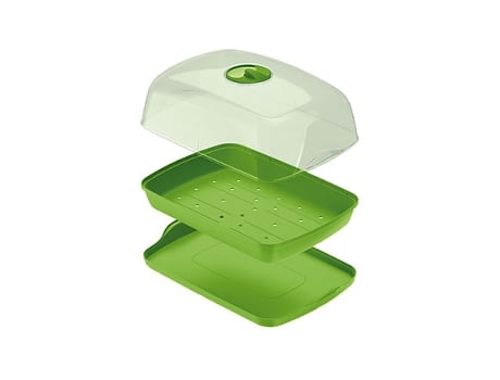 Mesa de jardim com cúpula 39 cm antracite VAM