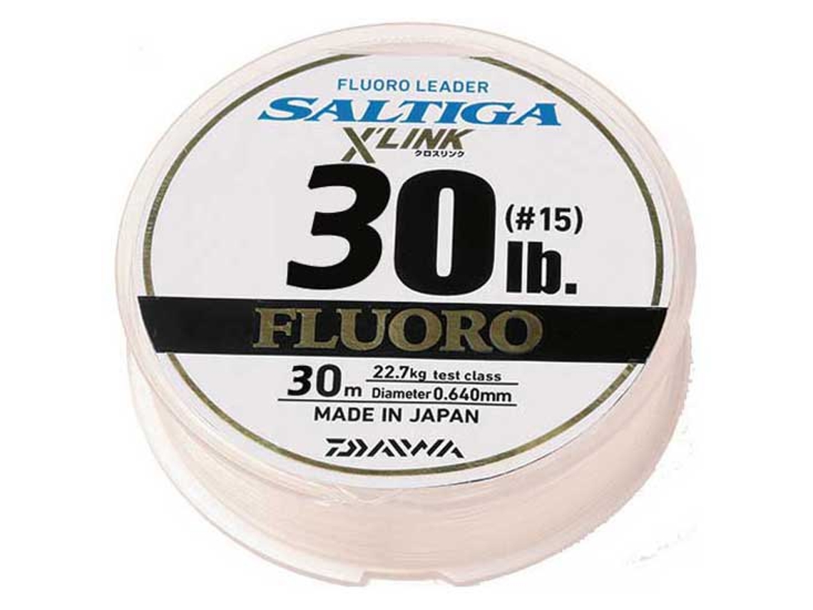 Fluorocarbono Saltiga X´ Link 30 M Transparente 0.57 Mmdaiwa