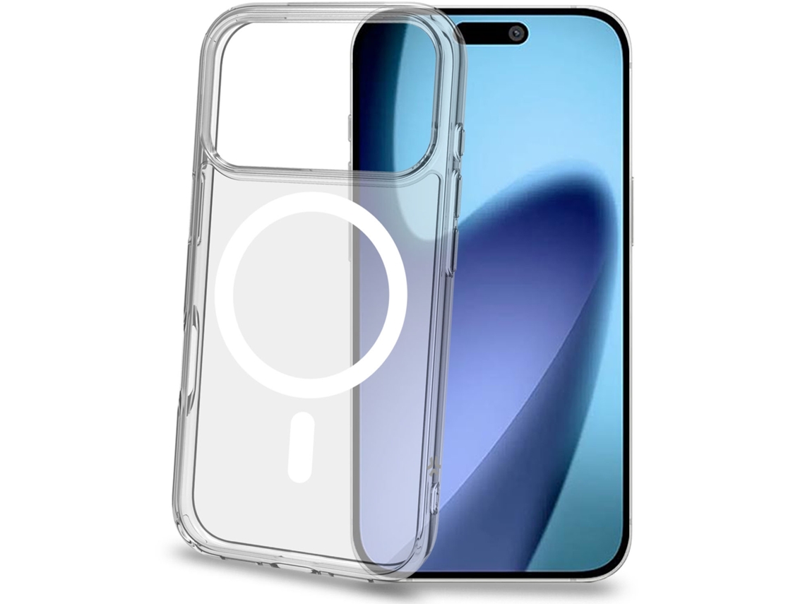 Capa De Tpu Compatível Com Magsafe Para Iphone 17 Pro, Transparente