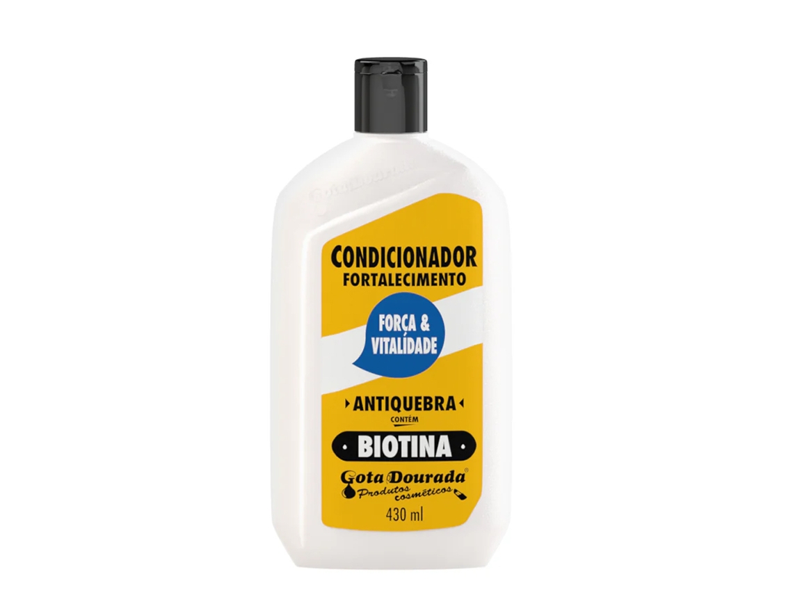 Fortalecimento Biotina Condicionador 430ml GOTA DOURADA