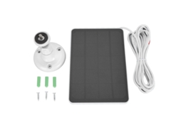 Cargador panel solar para timbre con cámara Google Nest 2, 3+ y 4 Plus, cable de 3 m y soporte ajustable | S/MARCA