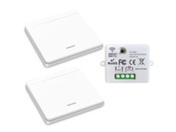 Interruptor De Luz Sem Fio, Interruptor De Segurança Rf E Controlador Receptor 10a