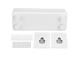 Linha de secagem de aço inox de 2 camadas com 20 grampos S/MARCA