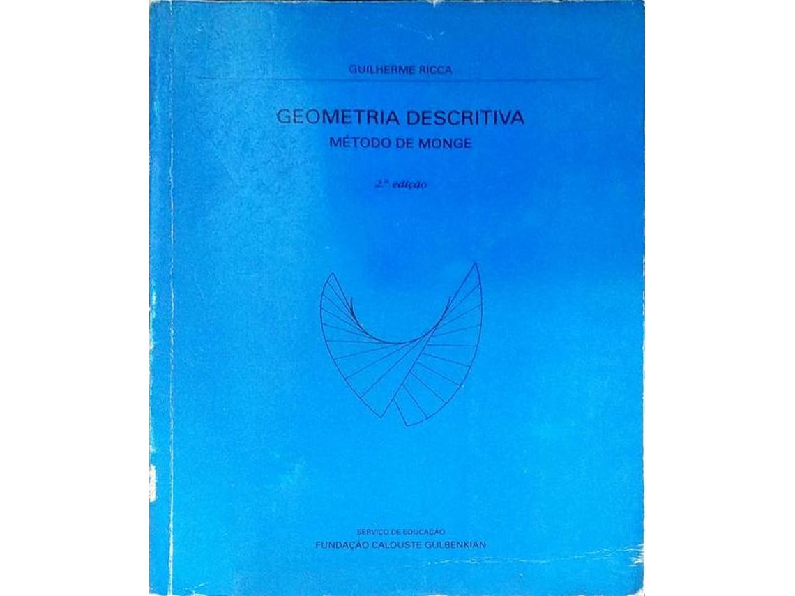 Livro Geometria Descritiva, Método De Monge. [2.ª Edição] (Português)