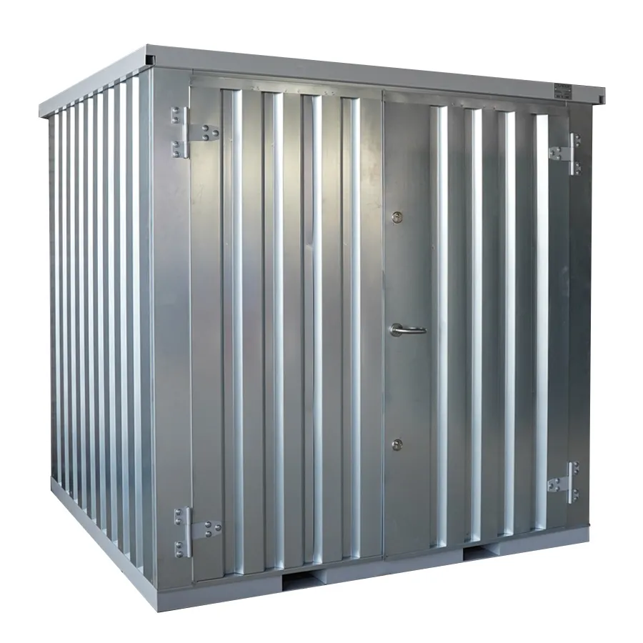 Abrigo FOCO 2X2 Porta Dupla Curto em Galvanizado
