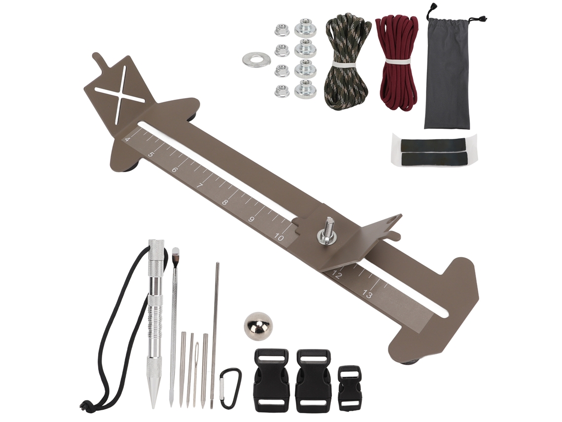 KOFIHETY Kit De Fabricação De Pulseira Paracord Com Agulha Ajustável Para Fazer Nós E Pulseiras