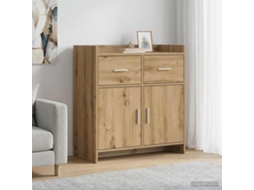 Vidaxl Buffet Carvalho Arttisan 75 X 36 X 80 Cm Derivados De Madeira
