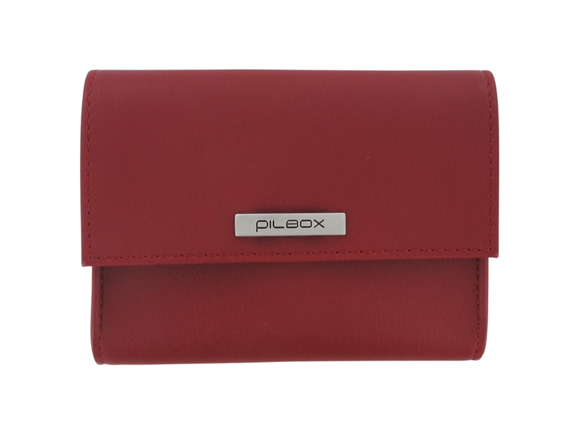 Caixa de comprimidos Liberty Weekly Cor: Vermelho PILBOX