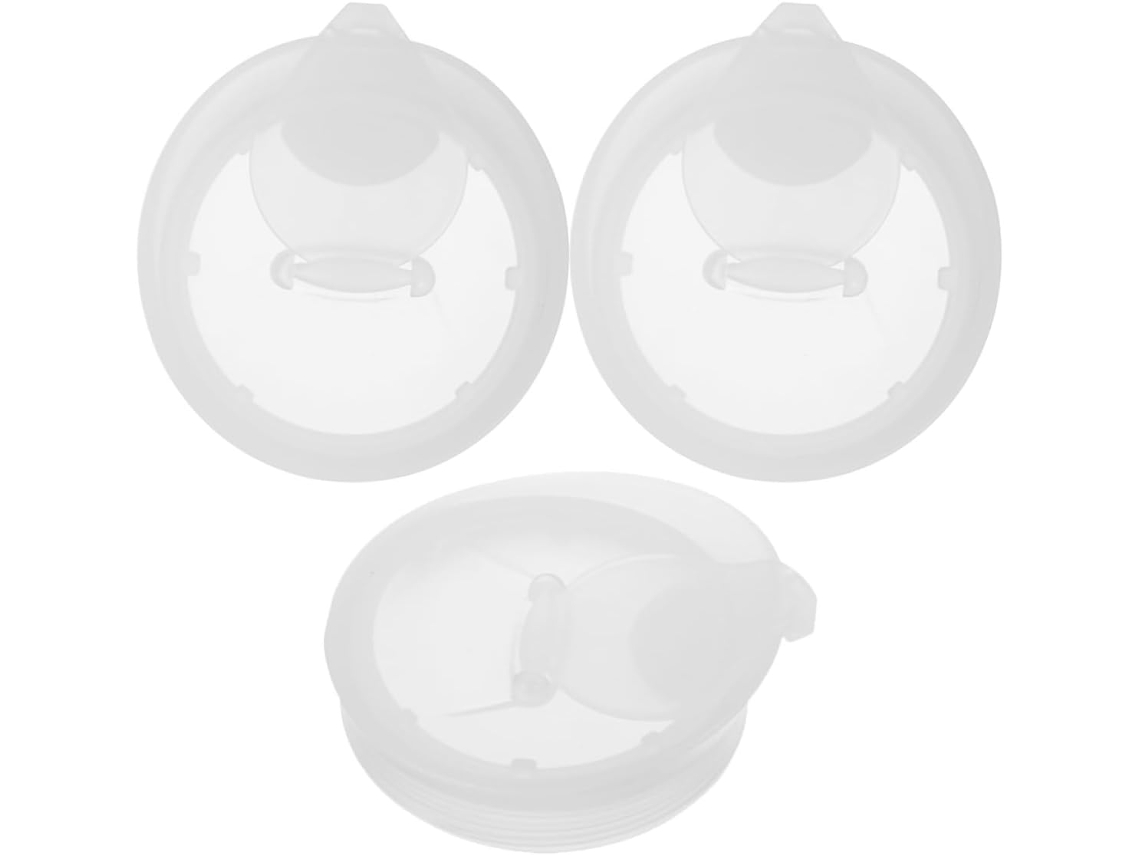 Conjunto De 3 Tampas De Plástico Para Garrafa Térmica, À Prova De Vazamentos, Com Design Elegante