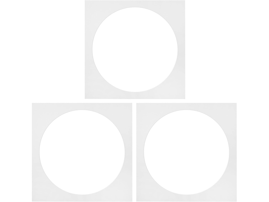 Conjunto De 3 Passe-partouts De Design Simples Para Proteção E Decoração De Fotos (pré-cortados)