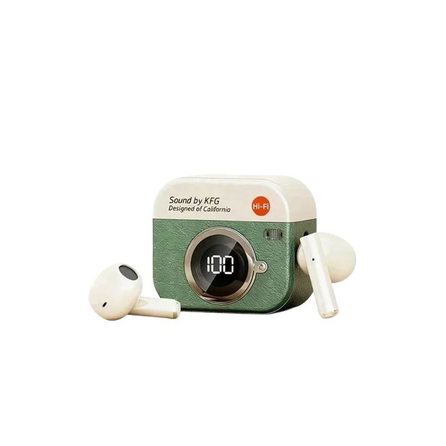 (verde) Fones De Ouvido Bluetooth Tws Para Jogos, Com Cancelamento De Ruído, Graves De Alta Fidelidade E Microfone.