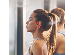 Fones De Ouvido De Condução Óssea Bluetooth 5.0 Leves Com Gancho - Vermelho
