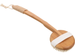 Escova De Banho Bambu Com Cabo Longo E Cerdas Duráveis, Escova De Limpeza Para Banho Com Corda Pendurar, Para Limpeza