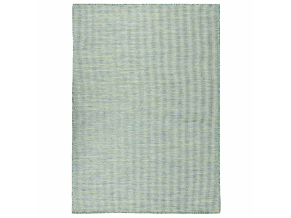 Vidaxl Tapete De Tecido Plano Para Exterior 200x280 Cm Turquesa