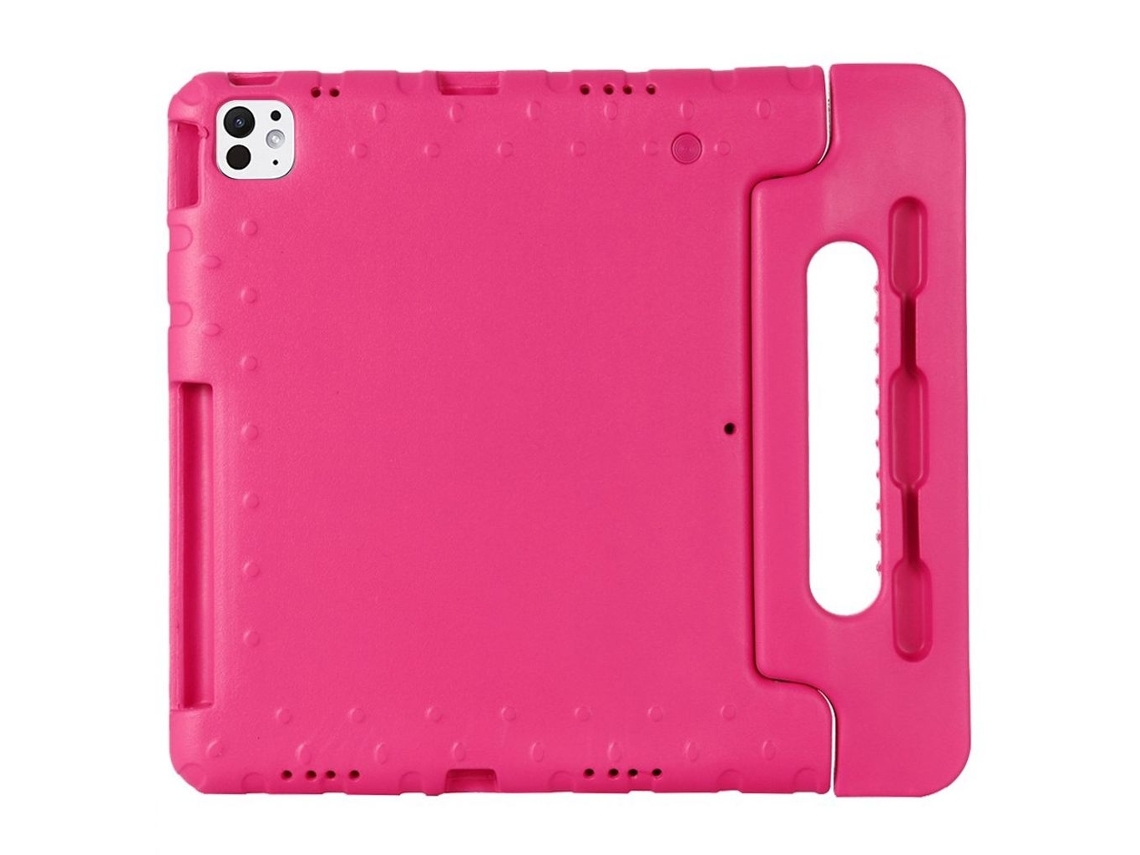 Capa Para Ipad Pro 13" (2024) Com Alça De Fixação - Rosa